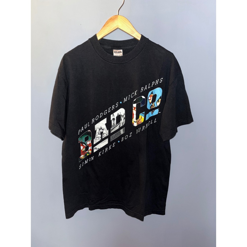 Vintage‎ Bad Company US Tour 1999 Band Tee Hyland Large Black T Shirt